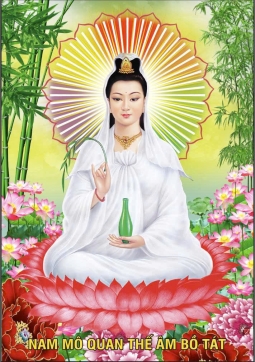 TRANH QUAN THẾ ÂM BỒ TÁT Q48