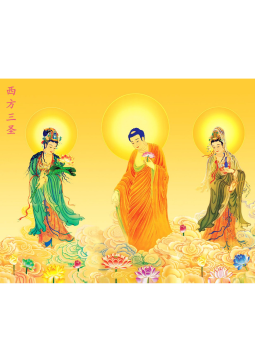 TRANH TAM THÁNH PHẬT 26