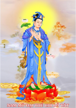 TRANH ĐẠI THẾ CHÍ BỒ TÁT 10