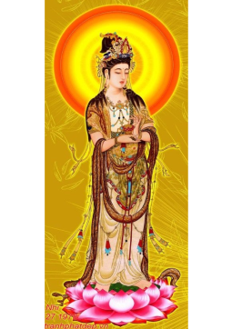 TRANH ĐẠI THẾ CHÍ BỒ TÁT 09
