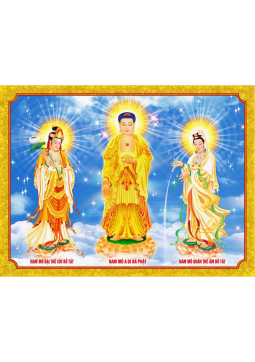 TRANH TAM THÁNH PHẬT 21