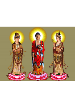 TRANH TAM THÁNH PHẬT 20