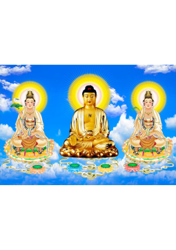 TRANH TAM THÁNH PHẬT 18