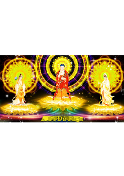 TRANH TAM THÁNH PHẬT 19