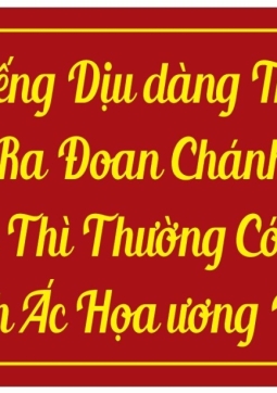 CÂU GIẢNG THẦY-GIẢNG PHẬT