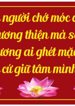 CÂU GIẢNG THẦY-GIẢNG PHẬT