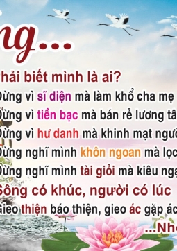 CÂU GIẢNG THẦY-GIẢNG PHẬT