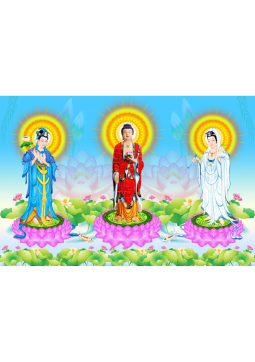 TRANH TAM THÁNH PHẬT 16