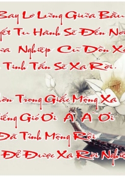 CÂU GIẢNG THẦY-GIẢNG PHẬT