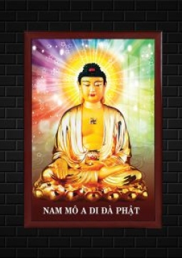TRANH ĐIỆN PHẬT A DI ĐÀ A01