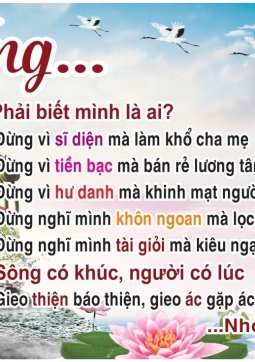 CÂU GIẢNG THẦY-GIẢNG PHẬT