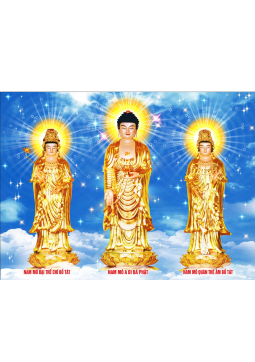 TRANH TAM THÁNH PHẬT 15