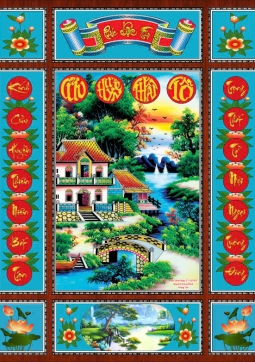 TRANH CỬU HUYỀN THẤT TỔ T75