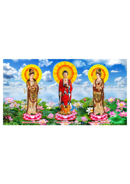 TRANH TAM THÁNH PHẬT 09