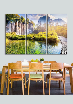 TRANH 3D SUỐI-RỪNG NÚI