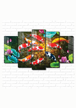 TRANH 3D CÁ CHÉP-CÔNG-TRANH IN