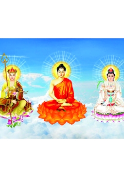 TRANH TAM THÁNH PHẬT 29