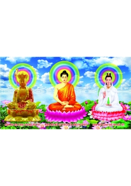 TRANH TAM THÁNH PHẬT 31