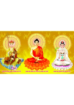 TRANH TAM THÁNH PHẬT 32