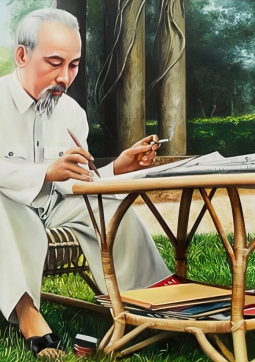 TRANH BÁC HỒ B03