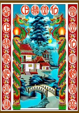 TRANH CỬU HUYỀN THẤT TỔ T17
