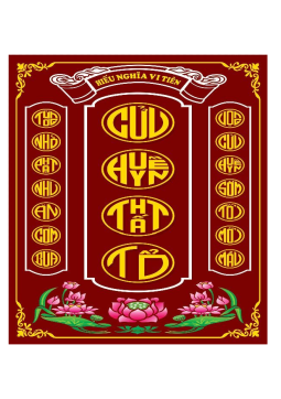 TRANH CỬU HUYỀN THẤT TỔ T07