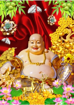 TRANH PHẬT DI LẶC L07