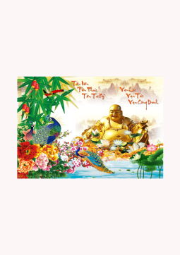 TRANH PHẬT DI LẶC L14
