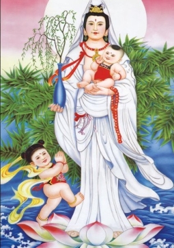 TRANH QUAN THẾ ÂM BỒ TÁT Q12