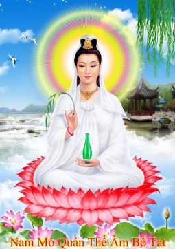 TRANH QUAN THẾ ÂM BỒ TÁT Q25