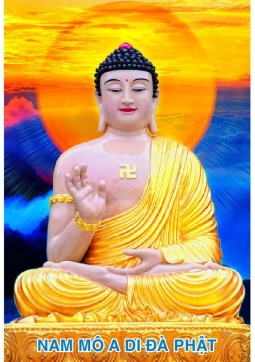TRANH PHẬT A DI ĐÀ A04