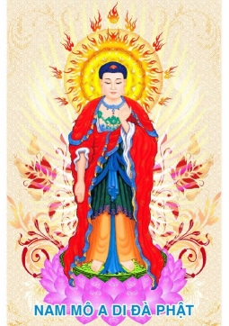 TRANH PHẬT A DI ĐÀ A07