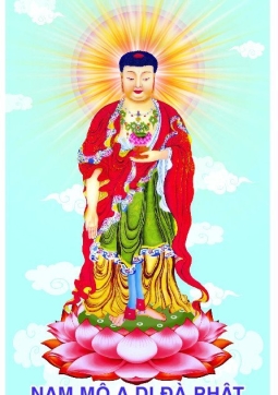 TRANH PHẬT A DI ĐÀ A08