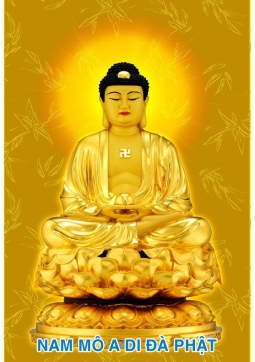 TRANH PHẬT A DI ĐÀ A09