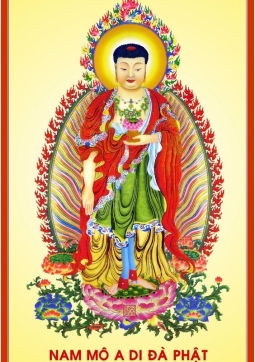 TRANH PHẬT A DI ĐÀ A10