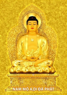 TRANH PHẬT A DI ĐÀ A29