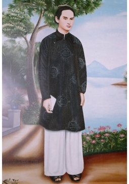 TRANH ĐỨC THẦY - ĐỨC HUỲNH GIÁO CHỦ PHẬT GIÁO HÒA HẢO H11