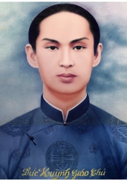 TRANH ĐỨC THẦY - ĐỨC HUỲNH GIÁO CHỦ PHẬT GIÁO HÒA HẢO H13