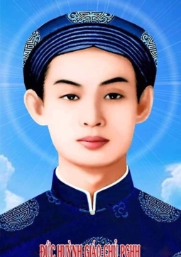 TRANH ĐỨC THẦY - ĐỨC HUỲNH GIÁO CHỦ PHẬT GIÁO HÒA HẢO H28