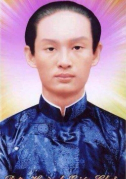 TRANH ĐỨC THẦY - ĐỨC HUỲNH GIÁO CHỦ PHẬT GIÁO HÒA HẢO H39