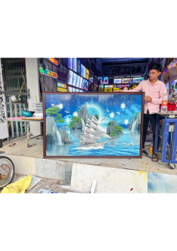 TRANH HIỆN ĐẠI KHUNG NHÔM ALU 10