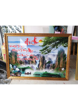 TRANH HIỆN ĐẠI KHUNG NHÔM ALU 14