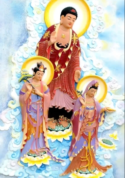 TRANH TAM THÁNH PHẬT 28