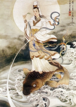 TRANH QUAN THẾ ÂM BỒ TÁT Q40