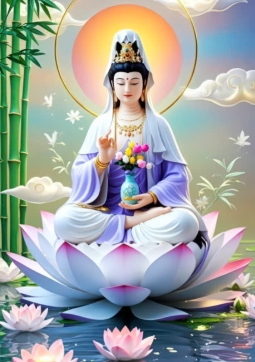 TRANH QUAN THẾ ÂM BỒ TÁT Q43